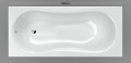 Wellis Aral 160x75 cm egyenes, akril kád + ajándék kádláb