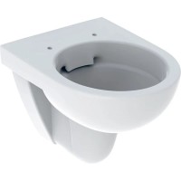 Geberit Selnova Compact Rimfree, perem nélküli rövidített fali WC, ovális