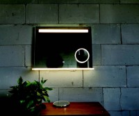 Arezzo Design LED okostükör 100x80 cm, kozmetikai tükörrel, hangszóróval, polccal AR10080KT