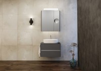 Tboss Sonja 75 komplett fürdőszobabútor szett 33 színben, 4 féle pultra tehető Roca mosdóval