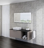 Tboss Floating Mirror Aura 120x60 cm tükör, integrált LED világítással, érintőkapcsolós 