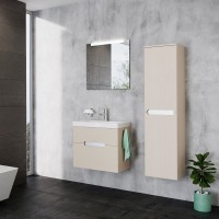 Tboss Slim 60 helytakarékos alsó fürdőszobabútor 2 fiókkal, mosdóval, 34 színben választható