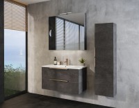 Tboss Noto 90 alsó fürdőszobabútor 2 fiókkal, mosdóval, 34 színben választható