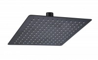 Arezzo Design Slim Square 30x30 cm, szögletes esőztető, matt fekete AR-3001MB