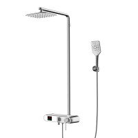 Wellis Imber intelligens termosztátos zuhanyrendszer, digitális kijelzővel, csapteleppel együtt