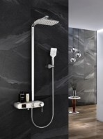 Wellis Imber intelligens termosztátos zuhanyrendszer, digitális kijelzővel, csapteleppel együtt