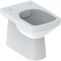 Geberit Selnova Square Rimfree, perem nélküli álló WC, falhoz tolható, univerzális alsó vagy hátsó k