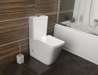 Sapho Porto PC102WR monoblokk WC perem nélküli, alsó-hátsó kifolyású, tartállyal, ülőke nélkül