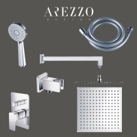 Arezzo Design Springfield falsík alatti zuhanyszett csomag csapteleppel együtt AR-50SET