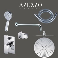 Arezzo Design Wakefield falsík alatti zuhanyszett csomag csapteleppel együtt AR-70SET