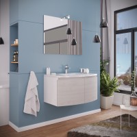 Savini Giulia 80 cm komplett fürdőszobabútor szett F41 - 00 Északi Tölgy színben
