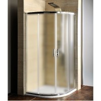Sapho Gelco Sigma 90x90 cm íves zuhanykabin, dupla eltolható ajtóval,  Brick (intim) üveggel, Tecmi 