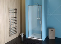 Sapho Easy Line nyíló zuhanyajtó, Brick (intim) üveggel, 90 cm 