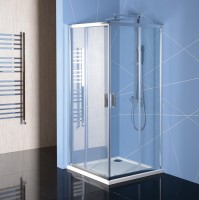 Sapho Easy Line 80x80 cm szögletes zuhanykabin, átlátszó üveggel