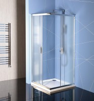 Sapho Easy Line 90x90 cm szögletes zuhanykabin, Brick (intim, nem átlátszó) üveggel