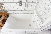 Sapho Polysan Lily 130x70 cm egyenes akril kád 