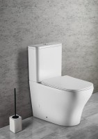 Sapho Bello PC103WR monoblokk WC perem nélküli, alsó-hátsó kifolyású, tartállyal, ülőke n