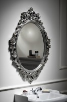 Sapho Desna tükör fa kerettel, 80x100 cm, ezüst IN344