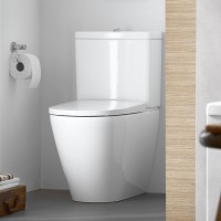 Duravit D-Neo Rimless - perem nélküli monoblokk WC + alsó vízbekötésű tartály SZETT