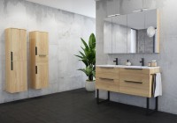 Tboss Noto 120 alsó fürdőszobabútor 4 fiókkal, mosdóval, 34 színben választható