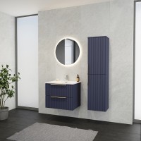 Tboss Zenna 80 alsó fürdőszobabútor 2 fiókkal, kerámia mosdóval 34 színben és 3 féle fogantyúval vál
