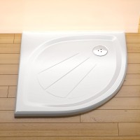 Ravak Elipso Pro lapos, öntöttmárvány zuhanytálca csúszásmentes felülettel, 90x90 cm