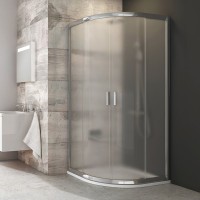 Ravak Blix BLCP4 íves 80x80 cm tolóajtós zuhanykabin, fényes króm kerettel, Grape üveggel