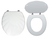 Ferro Kagyló alakú, fehér WC ülőke 