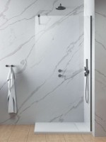 Radaway Modo New II 80 Walk-in zuhanyfal, 5 különleges színben választható profillal, átlátszó üvegg