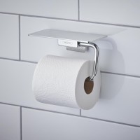 Hansgrohe AddStoris WC papír tartó, polccal, króm