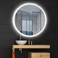 Arezzo Design LED okos tükör 80 cm, állítható fényerővel, páramentesítő funkcióval + óra
