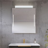 Tboss Floating Mirror Valoa tükör, integrált LED világítással, érintőkapcsolóval, fényerő