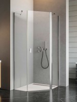 Radaway Nes PTJ ötszögletű zuhanykabin, Easy Clean bevonattal, króm profillal