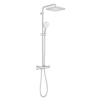 Grohe Tempesta System 250 Cube szögletes zuhanyrendszer, termosztátos csapteleppel 26689001