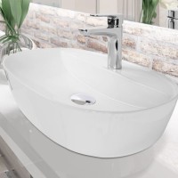 Invena Halia pultra tehető 50 cm mosdó, csaplyukkal