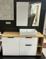 Cersanit City 140 cm komplett fürdőszobabútor összeállítás - kiállított mintadarab kiárusítás
