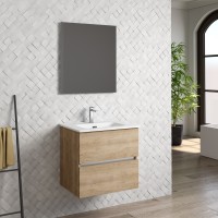 Coycama Dorian 60 cm alsó fürdőszobabútor, Onix New porcelán mosdóval Coycama Dorian 60 cm alsó fürdőszobabútor, Onix New porcelán mosdóval