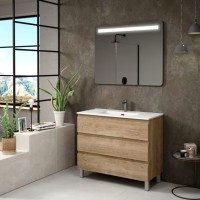 Coycama Paris alsó fürdőszobabútor, Onix New porcelán mosdóval