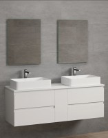 Coycama Moon szögletes, elforgatható tükör 80x70 cm