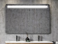 Coycama Rain 120x80 cm tükör, beépített ledvilágítással