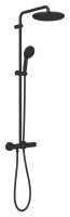 Grohe Tempesta System 250 Black termosztátos zuhanyrendszer, fekete 266702431