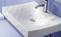 Marmorin Zege Rosa 60 szögletes design mosdó 