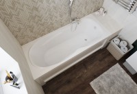 H2O Molly 160x70 cm egyenes akril kád