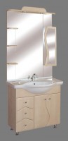Guido Porcelán S Modell 86 komplett fürdőszoba bútor, 7 színben választható