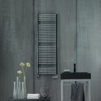 Zehnder Aura törölközőszárító radiátor, íves, króm 500x800 mm