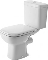 Duravit D-Code Monoblokk WC hátsó kifolyású, mályöblítésű, oldalsó bekötésű tartállyal