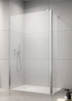 Radaway EOS Walk In II 80 zuhanyfal, átlátszó üveggel, króm kerettel, balos vagy jobbos kivitel