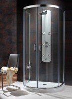 Radaway Premium Plus P 100x90x190 cm félköríves zuhanykabin, átlátszó üveggel, Easy Clean bevonattal