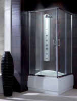 Radaway Premium Plus D 120x80 cm aszimmetrikus szögletes zuhanykabin, 190 cm magas