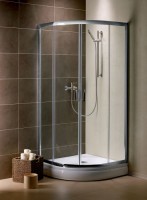 Radaway Premium Plus A 100x100 cm íves zuhanykabin, 190 cm magas